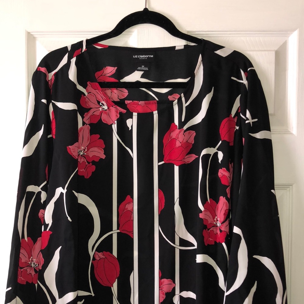 Liz Claiborne long sleeve blouse Plus size